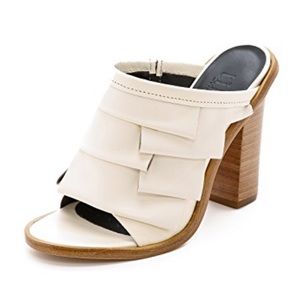 SOLD OUT Tibi ivory mules